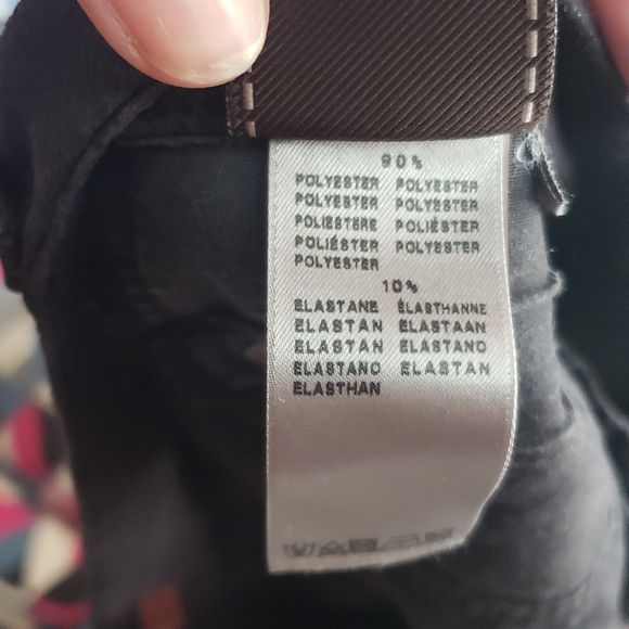 7 for all mankind black pants - Picture 5 of 5